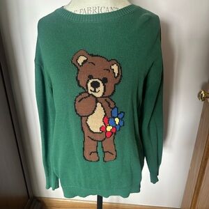 Teddy bear holiday sweater